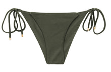 Załaduj obraz do przeglądarki galerii, Product Front: Rio De Sol Figi Bikini Bottom Shimmer-Croco Cheeky-Tie
