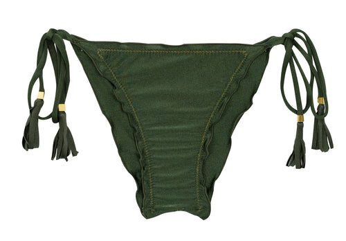 Product Front: Rio De Sol Figi Bikini Bottom Shimmer-Croco Frufru
