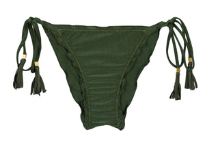 Product Front: Rio De Sol Figi Bikini Bottom Shimmer-Croco Frufru