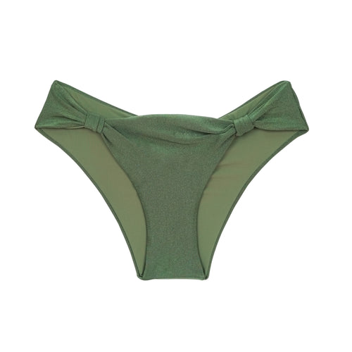 Product Front: Rio De Sol Figi Bikini Bottom Shimmer-Croco Mel