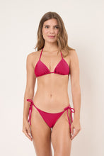 Załaduj obraz do przeglądarki galerii, Model Front: Rio De Sol Figi Bikini Bottom Shimmer-Desejo Cheeky-Tie
