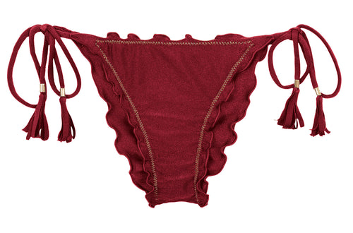Product Front: Rio De Sol Figi Bikini Bottom Shimmer-Divino Frufru