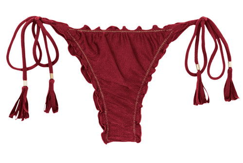 Product Front: Rio De Sol Figi Bikini Bottom Shimmer-Divino Frufru-Fio