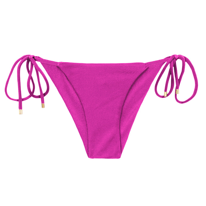 Product Front: Rio De Sol Figi Bikini Bottom Shimmer-Gaia Cheeky-Tie