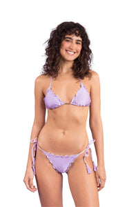 Model Front: Rio De Sol Figi Bikini Bottom Shimmer-Harmonia Frufru-Fio