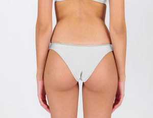 Image 06: Rio De Sol Figi Bikini Bottom Shimmer-White Essential