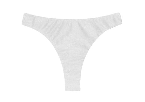 Product Front: Rio De Sol Figi Bikini Bottom Shimmer-White Nice-Fio