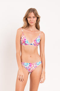 Model Front: Rio De Sol Figi Bikini Bottom Splash Essential-Comfy