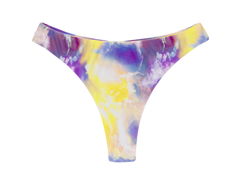 Product Front: Rio De Sol Figi Bikini Bottom Tiedye-Purple Fio