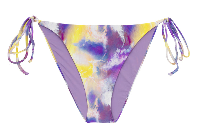 Product Front: Rio De Sol Figi Bikini Bottom Tiedye-Purple Ibiza-Comfy