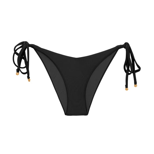 Product Front: Rio De Sol Figi Bikini Bottom Touch-Black Amora