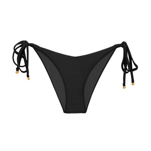 Product Front: Rio De Sol Figi Bikini Bottom Touch-Black Amora