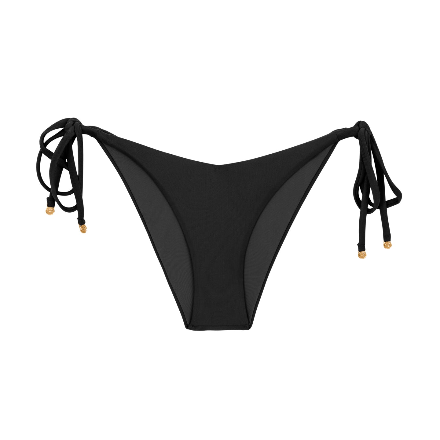 Product Front: Rio De Sol Figi Bikini Bottom Touch-Black Amora