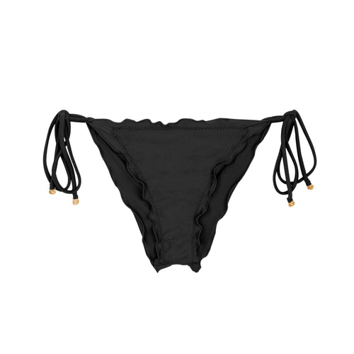 Product Front: Rio De Sol Figi Bikini Bottom Touch-Black Frufru