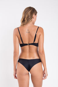 Model Back: Rio De Sol Figi Bikini Bottom Touch-Black Nice