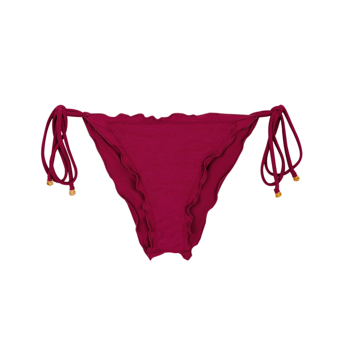 Product Front: Rio De Sol Figi Bikini Bottom Touch-Carmim Frufru