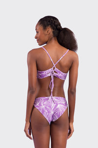 Model Back: Rio De Sol Figi Bikini Bottom Trail-Purple Essential-Comfy