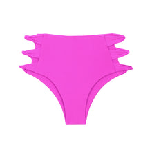 Załaduj obraz do przeglądarki galerii, Product Front: Rio De Sol Figi Bikini Bottom Vita-Pink High-Waist-Spin
