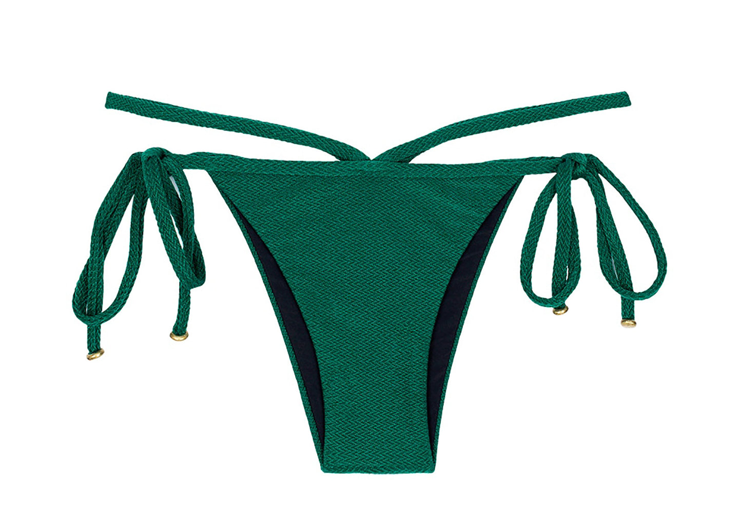 Product Front: Rio De Sol Figi Bikini Calcinha Duna Green Cropped Neck