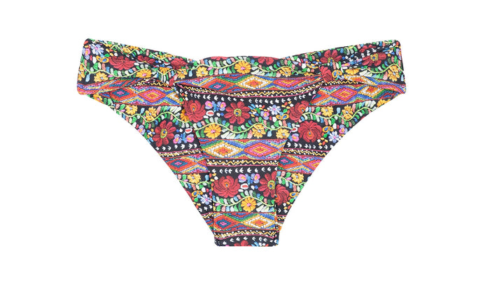 Product Front: Rio De Sol Figi Bikini Calcinha Folk Flutter New