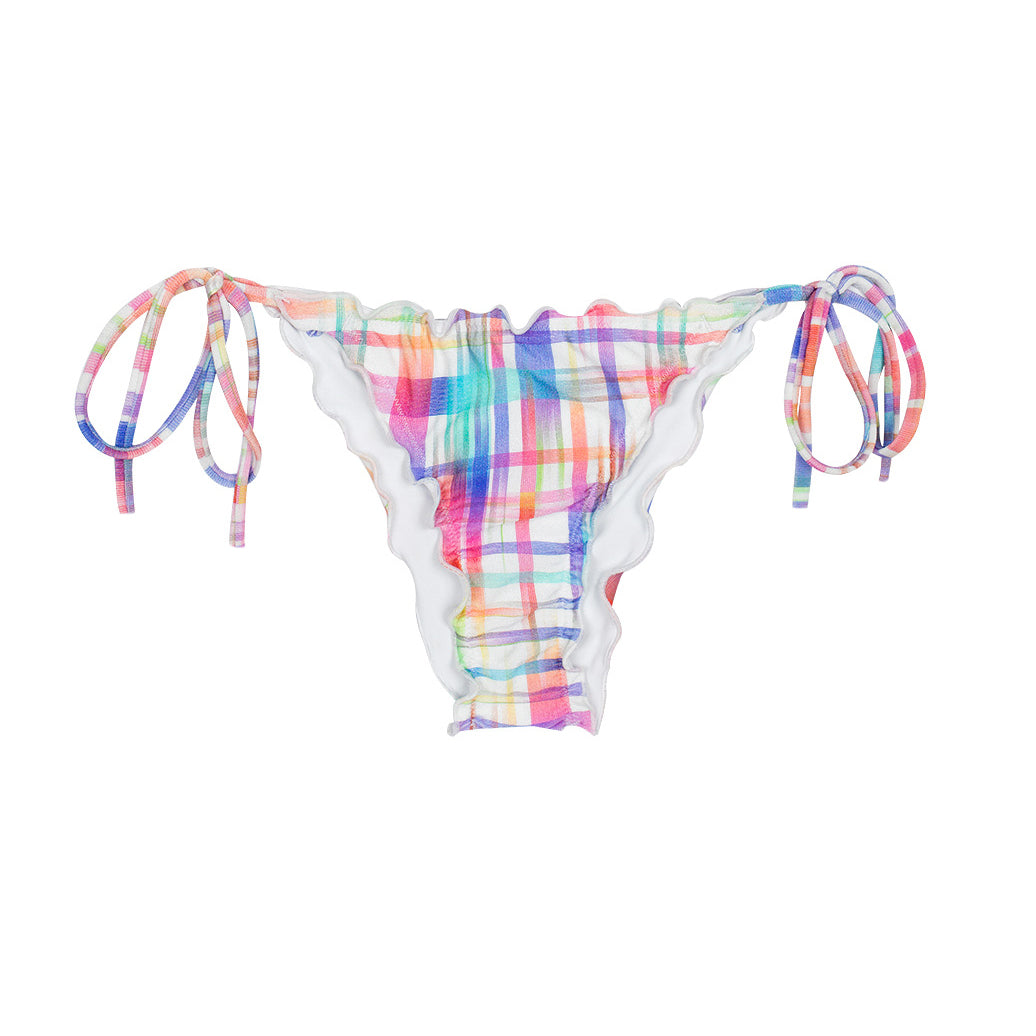 Product Front: Rio De Sol Figi Bikini Calcinha Plaid Frufru
