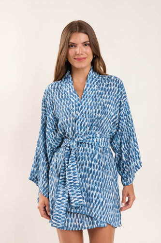Model Front: Rio De Sol Sukienka Plażowa Chuva Kimono