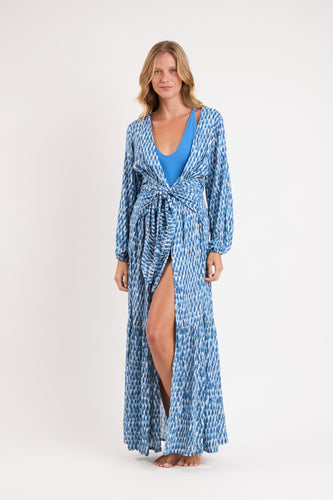 Model Front: Rio De Sol Sukienka Plażowa Chuva Long Dress Verona