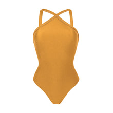 Załaduj obraz do przeglądarki galerii, Product Front: Rio De Sol Kostium Jednoczęściowy Damasco High-Neck
