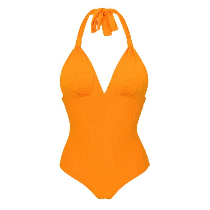 Product Front: Rio De Sol Kostium Jednoczęściowy Dots-Mango Mel-Op