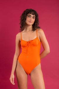 Image 09: Rio De Sol Kostium Jednoczęściowy Dots-Orange Julia