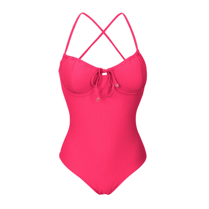 Product Front: Rio De Sol Kostium Jednoczęściowy Dots-Virtual-Pink Julia