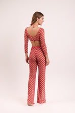 Załaduj obraz do przeglądarki galerii, Model Back: Rio De Sol Top Plażowy Floral-Scales Top Harper
