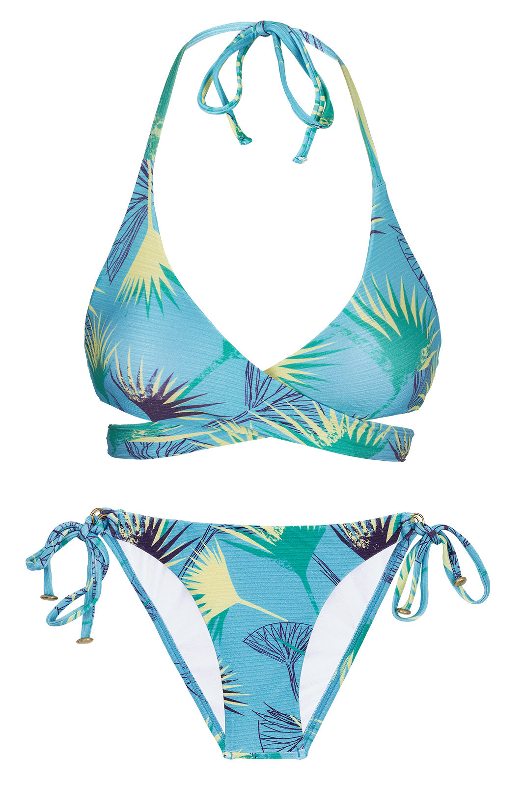 Product Front: Rio De Sol Zestaw Bikini Flower Geometric Transp Comfort