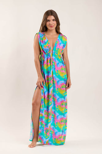 Model Front: Rio De Sol Sukienka Plażowa Fusion Long Dress Soleil