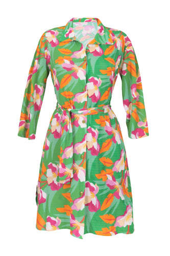 Product Front: Rio De Sol Sukienka Plażowa Green Bloom Chemise