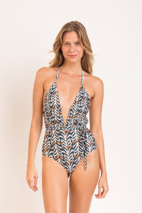 Model Front: Rio De Sol Kostium Jednoczęściowy Ikat New Vegas