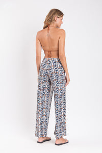 Model Back: Rio De Sol Spodnie Plażowe Ikat Wide Pants
