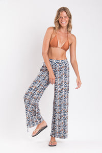 Image 06: Rio De Sol Spodnie Plażowe Ikat Wide Pants