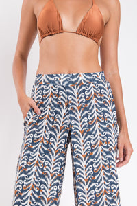 Image 07: Rio De Sol Spodnie Plażowe Ikat Wide Pants