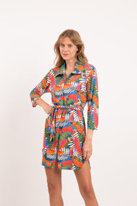 Image 09: Rio De Sol Sukienki Koszulowe Jungle Chemise