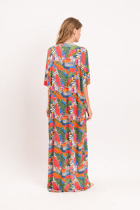 Model Back: Rio De Sol Sukienka Plażowa Jungle Long Dress