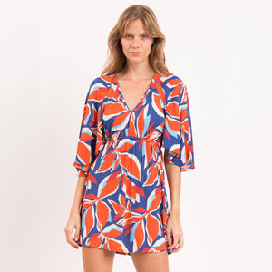 Gallery: Rio De Sol Sukienka Plażowa Leaves Mini Dress