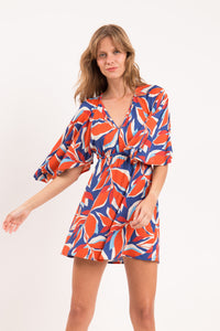 Image 04: Rio De Sol Sukienka Plażowa Leaves Mini Dress