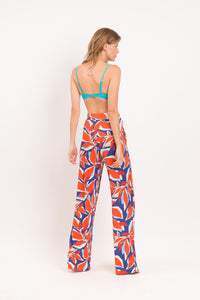 Image 08: Rio De Sol Spodnie Plażowe Leaves Wide Pants