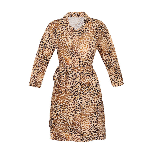 Product Front: Rio De Sol Sukienka Plażowa Leopard Chemise
