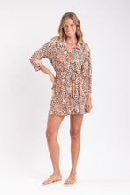Załaduj obraz do przeglądarki galerii, Image 06: Rio De Sol Sukienka Plażowa Leopard Chemise
