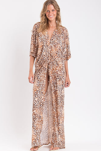 Gallery: Rio De Sol Sukienka Plażowa Leopard Long Dress