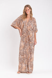 Image 07: Rio De Sol Sukienka Plażowa Leopard Long Dress