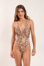 Załaduj obraz do przeglądarki galerii, Model Front: Rio De Sol Kostium Jednoczęściowy Leopard New Vegas
