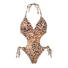 Załaduj obraz do przeglądarki galerii, Product Front: Rio De Sol Kostium Jednoczęściowy Leopard Trikini
